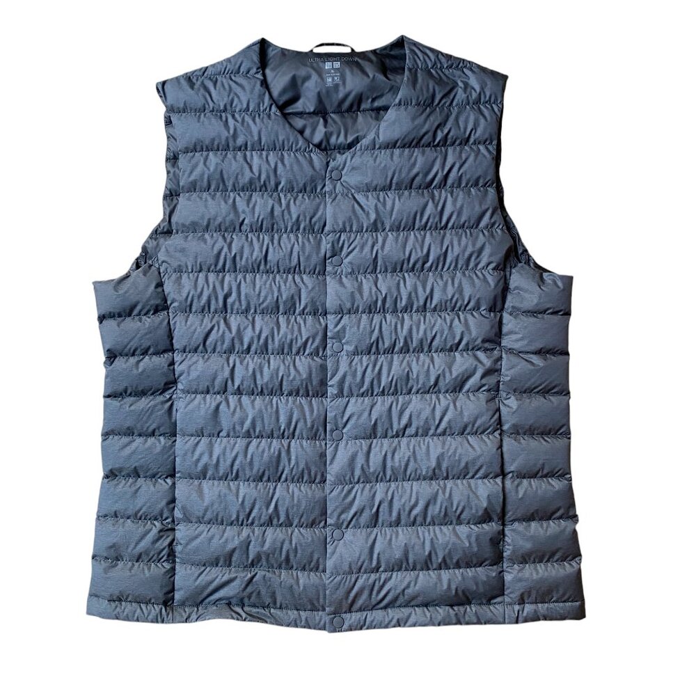 Uniqlo Ultra Light Down Puffer Vest Packable Gorpcore Hiking Water Repellant-XL - Picture 12 of 12